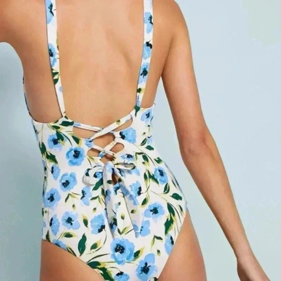 Anthropologie Tori Praver Andie One-Piece Floral Swimsuit - Picture 3 of 6